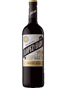 12 botellas López de Haro crianza 2017 y regalo de 6 botellas blanc