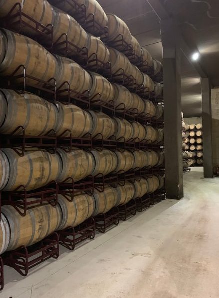hacienda lopez de haro sala de barricas